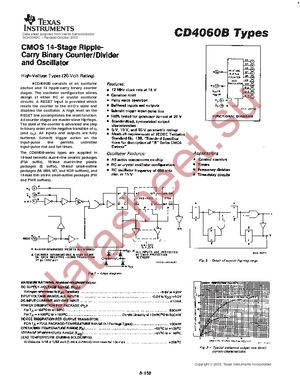 CD4060BM96 datasheet  